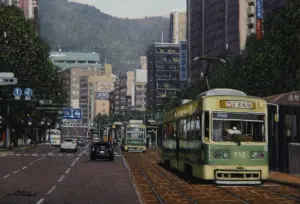 Nakatsukasa Mitsuo | 洋画家 ヨーロッパの風景 人物 動物を描き 画廊